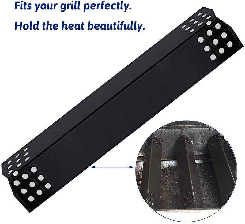 Utheer Grill Replacement Parts for Nexgrill 720-0896B 720-0896C 720-0882A 720-0896 720-0925 Grills,6 Pack Heat Plates Flame Tamers for Nexgrill Deluxe 6 Burner Grills,Grill Master 720 0697 Heat Plates - Image 3